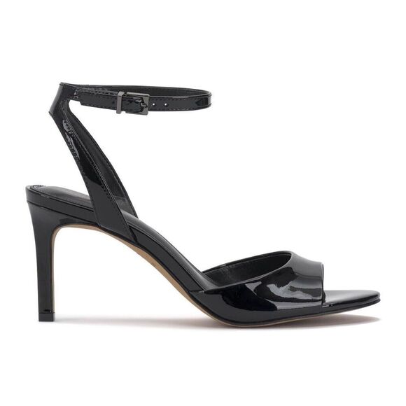 VINCE CAMUTO Arilene Ankle Strap Sandals Women's 8 M Black Shoes Heels - Picture 2 of 7